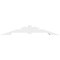 Ekena Millwork Vanguard Architectural Grade PVC Gable Bracket, 72"W x 12"H x 4"D x 4"F, 4/12 Pitch GBP072X12X0404VAN00 - alternate 2